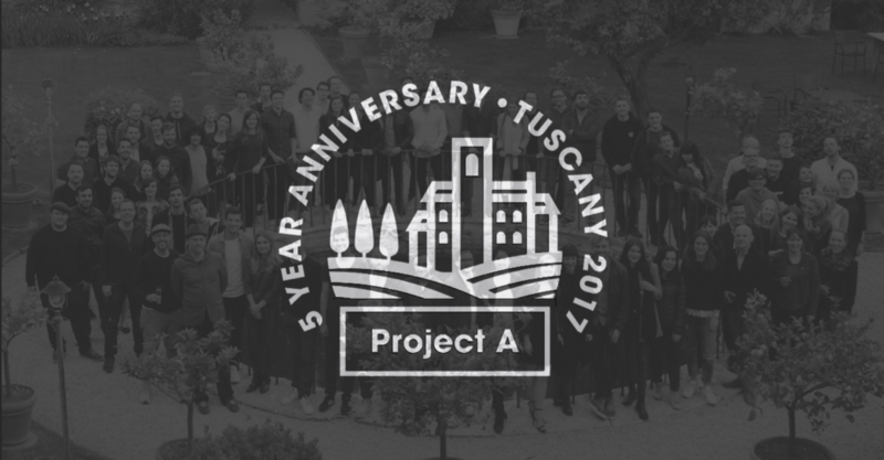 Project A celebrates its fifth anniversary in Tuscany